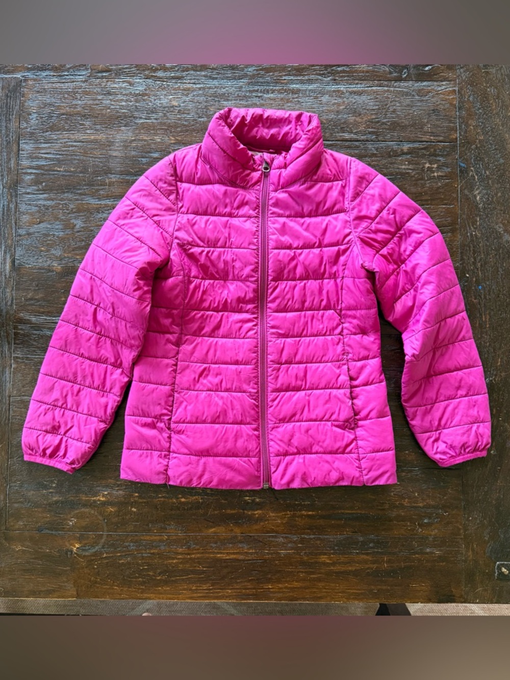 Amazon Essentials girls Light-weight Water-resistant Packable Puffer Jacket M(8)